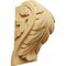 Ekena Millwork 4 1/2"W x 3 3/4"D x 7"H Extra Large Acanthus Leaf Block Corbel, Alder CORW05X04X07BAAL - alternate 1